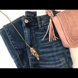 American eagle ae high rise stretch soft jegging jeans 12 regular